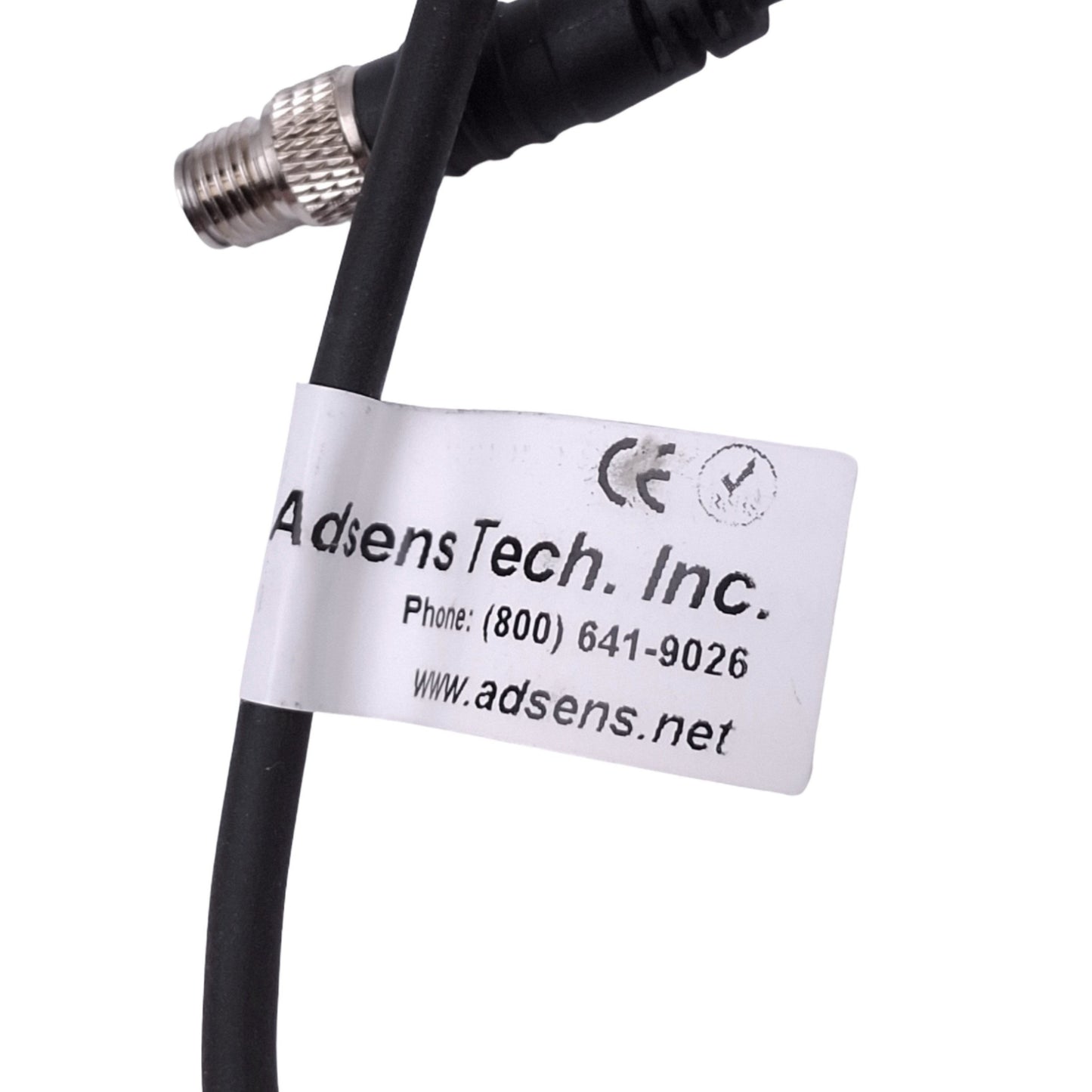 New Adsens Tech KM83RSW-PUR-0.5M Cordset, M8 3-Pin Male to Female, 60V 3A, 0.5m
