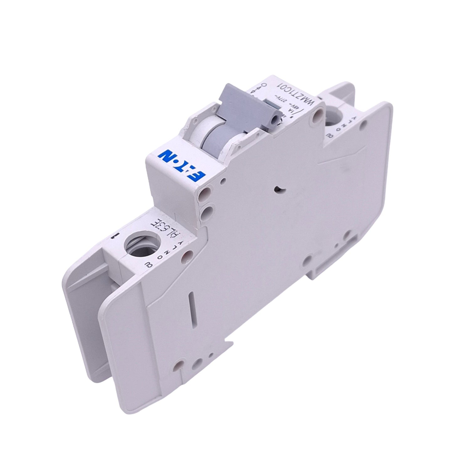 Used Eaton WMZT1C01 Circuit Breaker, 1-Pole, 1A, 48VDC 277VAC Max, DIN Rail