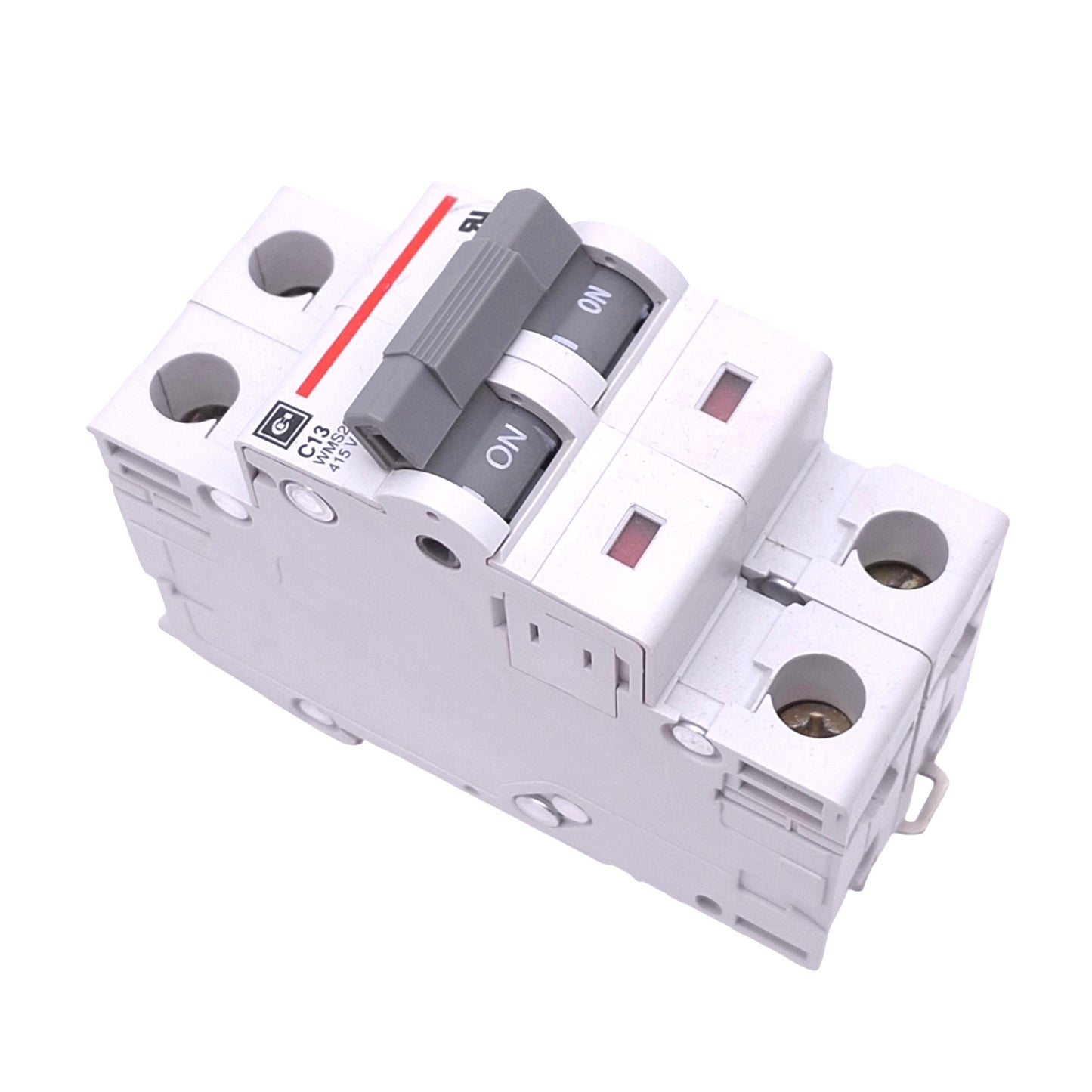 Used Cutler Hammer WMS2C13 Circuit Breaker, 2-Pole 13A, 415VAC Max, DIN Rail