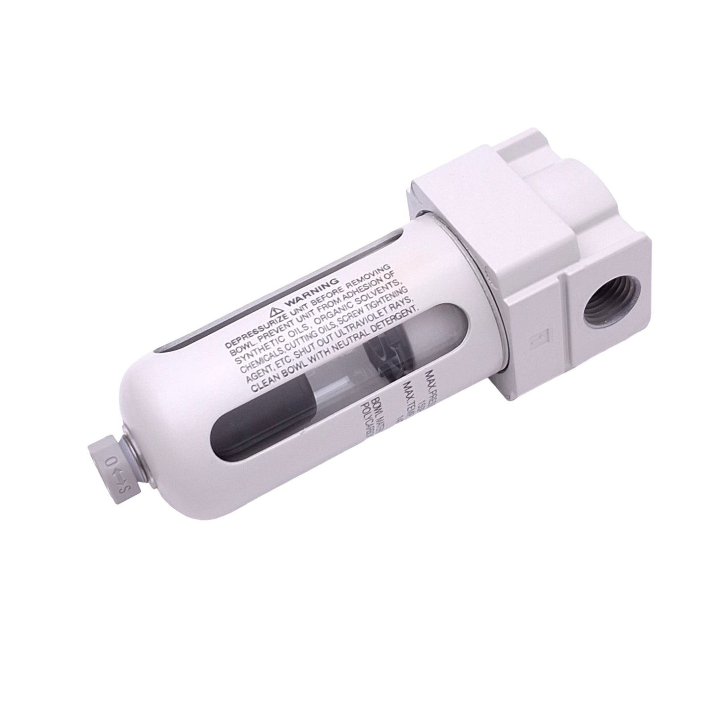 New SMC AF20-N02C-CZ-A Modular Pneumatic Filter, 1/4in NPT, 5µm, 150psi Max
