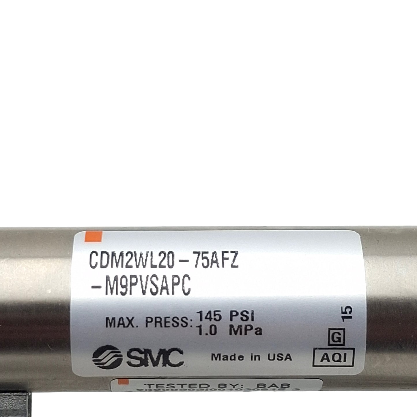New – Open box SMC CDM2WL20-75AFZ-M9PVSAPC Pneumatic Cylinder, ø20mm Bore, 75mm Stroke, Rc1/8