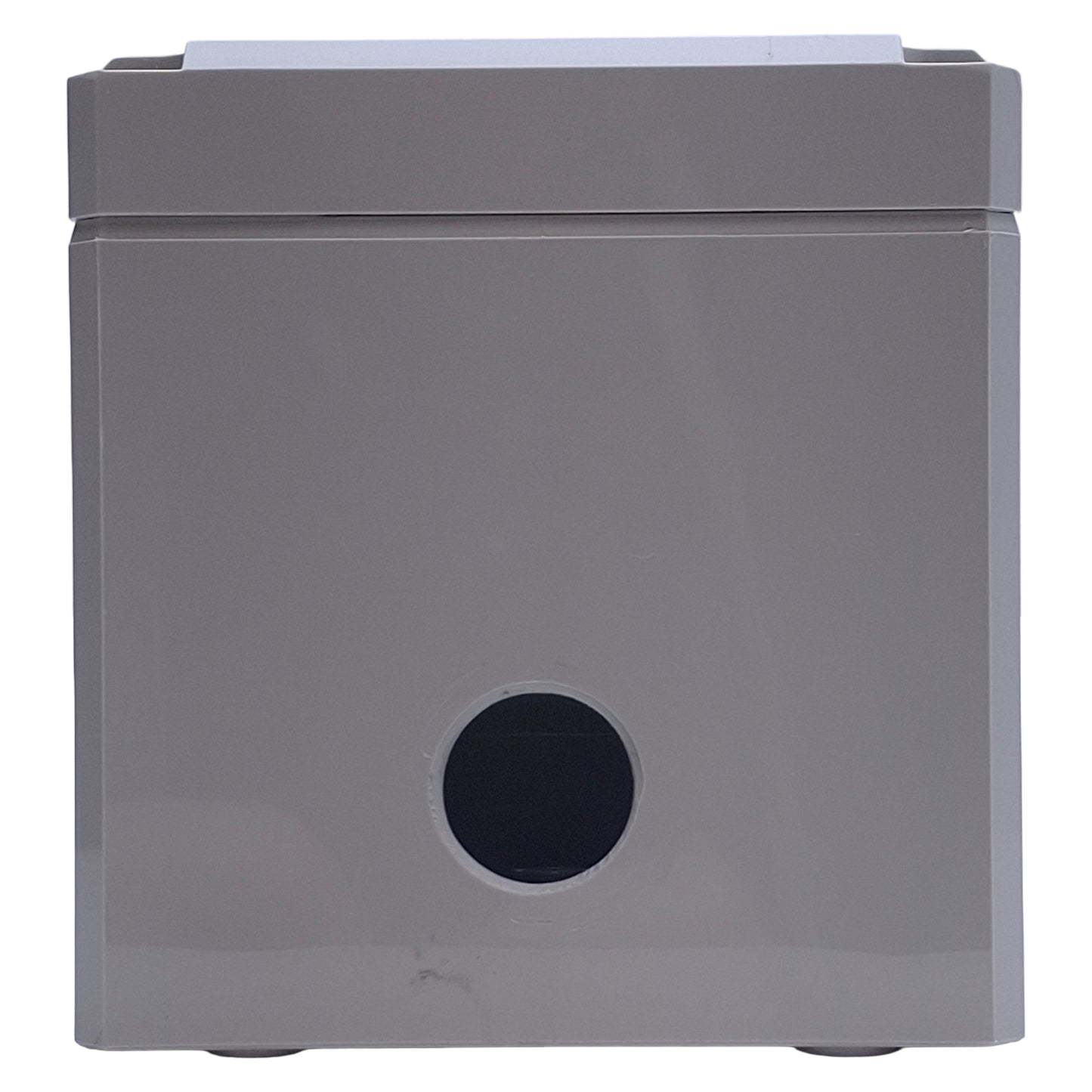 Used Hoffman Q1PBPCD Push Button Enclosure 75x73xmm Inner, 82x80mm Outer, ø22mm Hole
