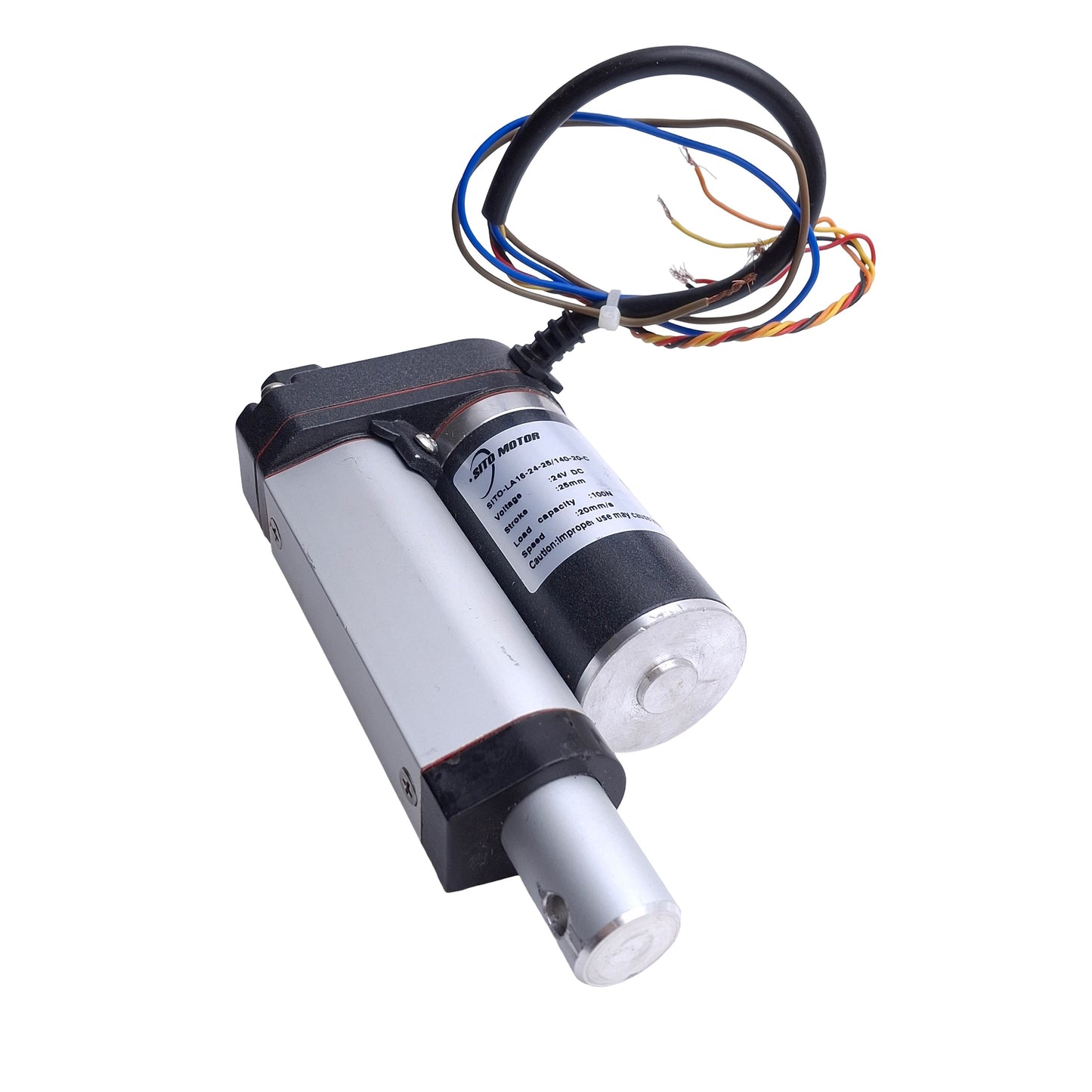 Used SITO MOTOR SITO-LA16-24-25/140-20-C Linear Actuator, 20mm/s Speed, 25mm Stroke