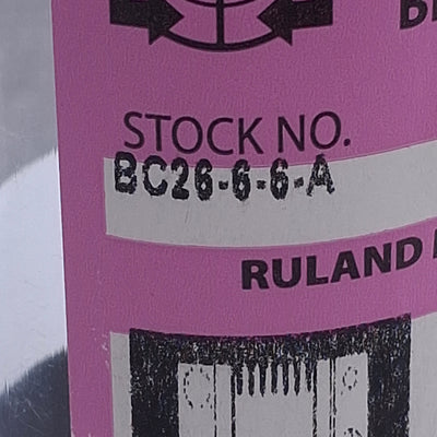 New Ruland BC26-6-6-A Aluminum Bellows Coupling 3/8in Bore, ø1-5/8in OD, 2.03in
