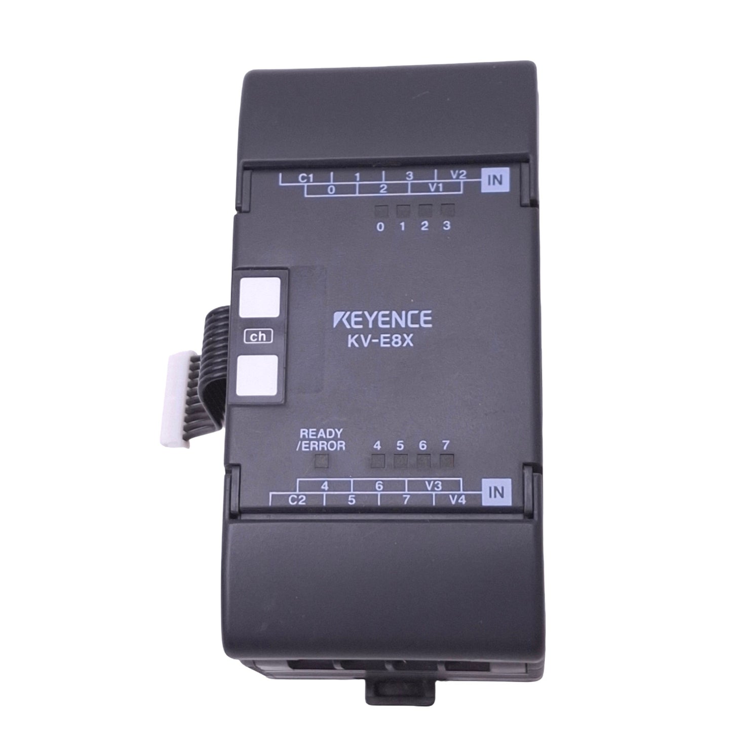 Used Keyence KV-E8X Expansion Input Module for Visual KV PLC, 8-Point, 24VDC