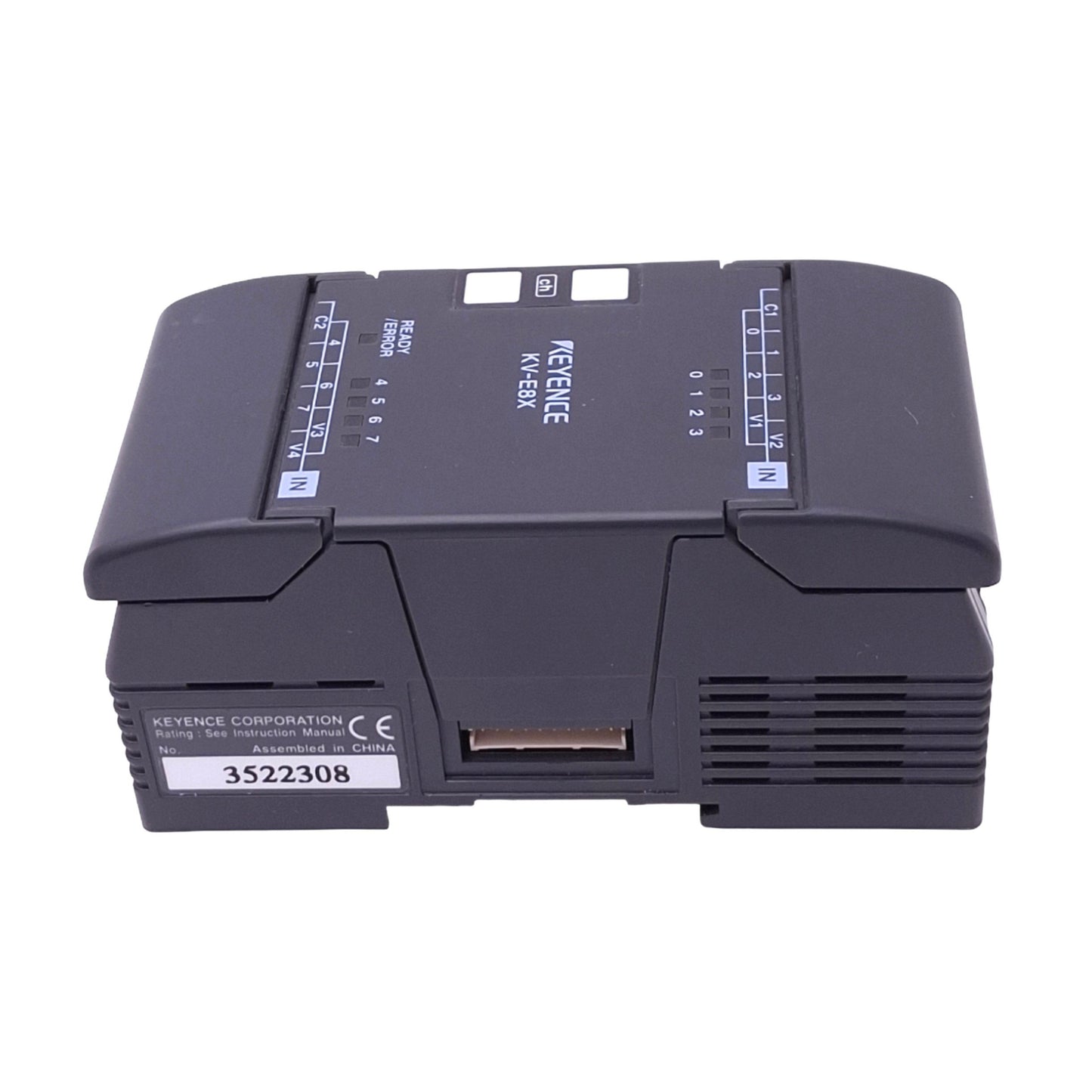 Used Keyence KV-E8X Expansion Input Module for Visual KV PLC, 8-Point, 24VDC