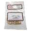 New Lot of 10 Clippard 5000-2-PKG Reusable Hose Clamp, ø1/4in OD, Brass