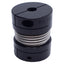 Used Ruland BC26-6-6-A Aluminum Bellows Coupling 3/8in Bore, ø1-5/8in OD, 2.03in