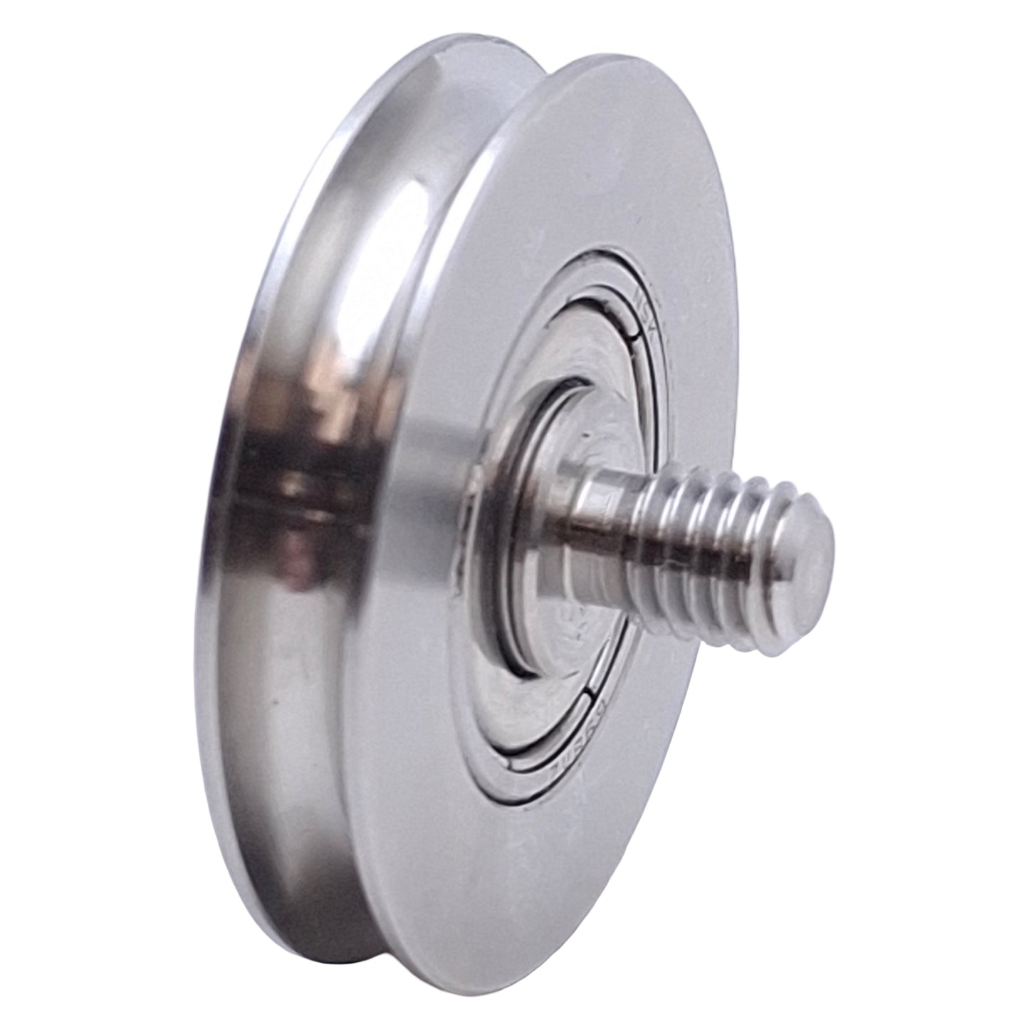 New – Open box Misumi MBFNS30-2.1 Idler For Round Belts M6, ø32mm OD, ø4mm Applicable Belt