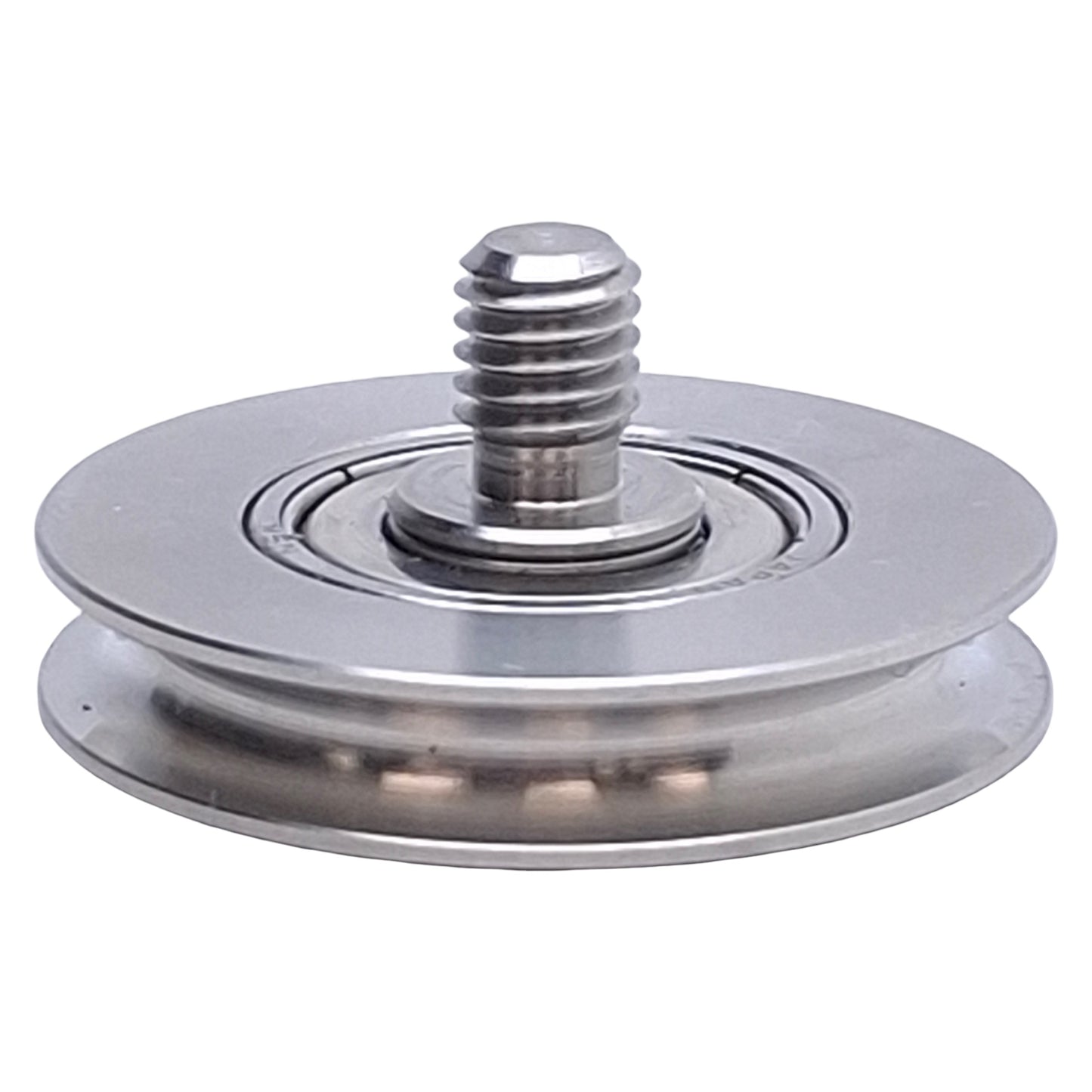 New – Open box Misumi MBFNS30-2.1 Idler For Round Belts M6, ø32mm OD, ø4mm Applicable Belt