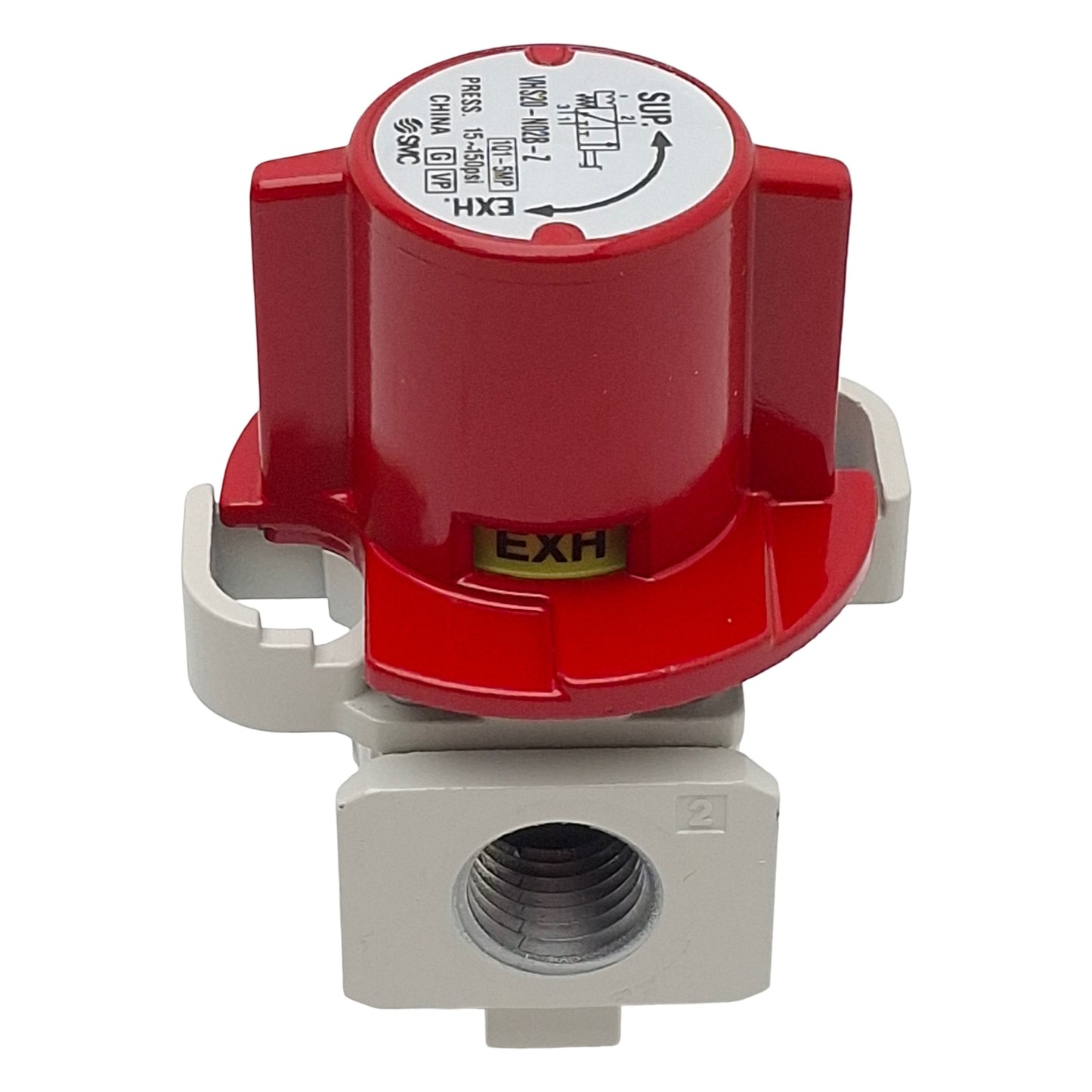 New – Open box SMC VHS20-N02B-Z Single Action Pressure Relief Valve, 15-150psi, 1/4in NPT