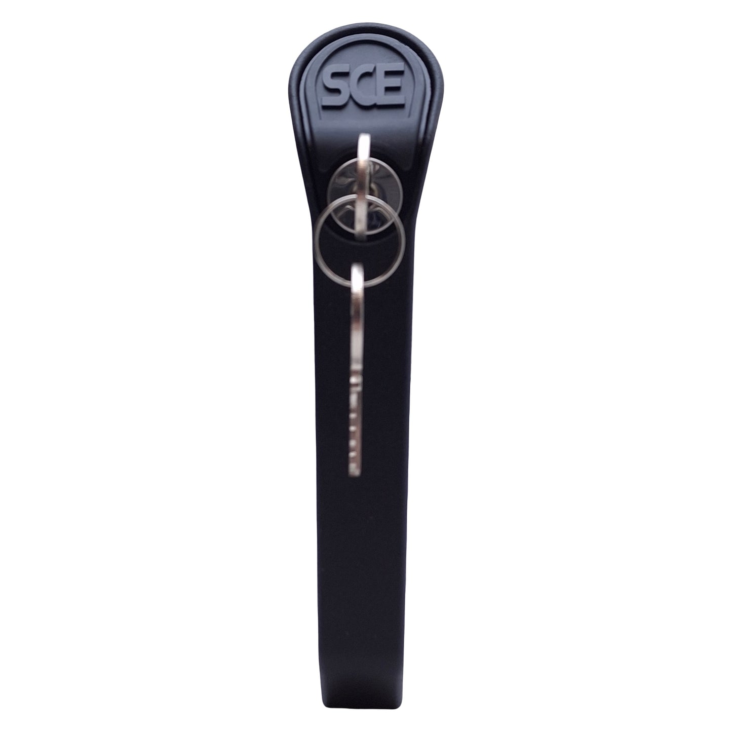 New – Open box Saginaw SCE-PKH7 Latch Handle With 2x Keys, 7" Size, 1/4-Turn Latch Type