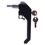 New – Open box Saginaw SCE-PKH7 Latch Handle With 2x Keys, 7" Size, 1/4-Turn Latch Type