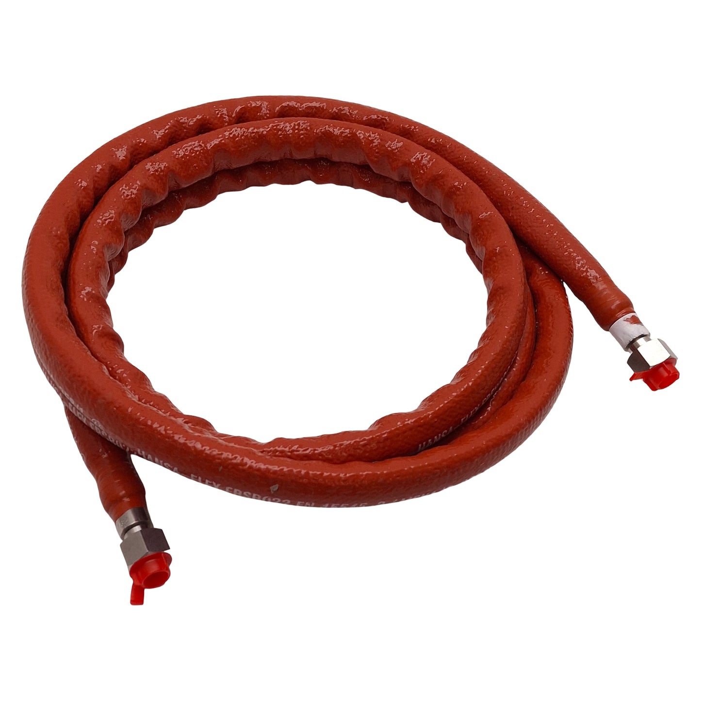 Used Hansa-Flex FBSB022 Heat Protection Hose ø22mm ID, 13ft Length, 260°C Max Temp