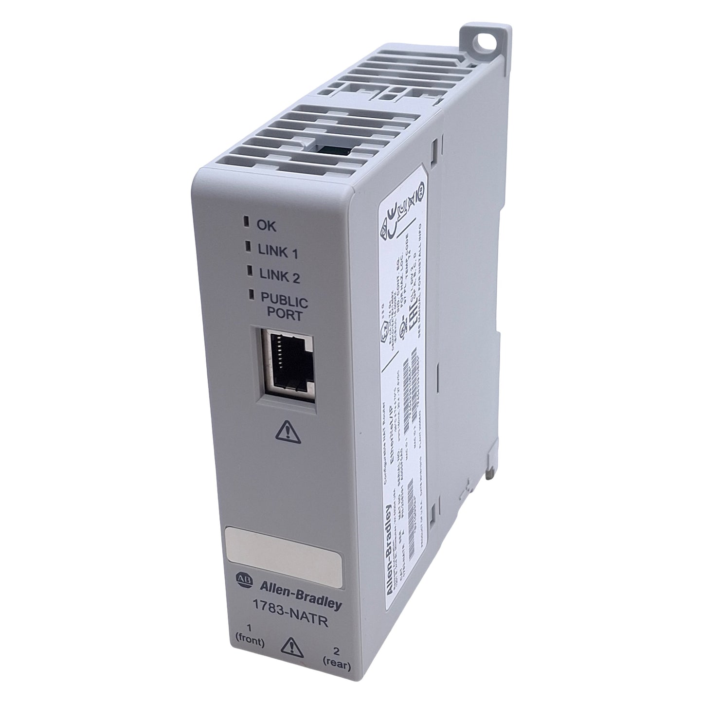 Used Allen Bradley 1783-NATR Ethernet/IP Configurable NAT Router 20.4-27.6VDC, 150mA