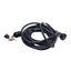 Used Omron STI 42660-0150 Light Curtain Receiver Cable 13-Pin Round to 10-Pin IDC 15'