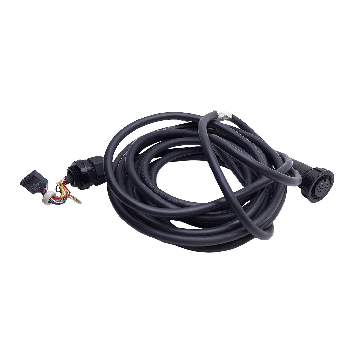 Used Omron STI 42660-0150 Light Curtain Receiver Cable 13-Pin Round to 10-Pin IDC 15'