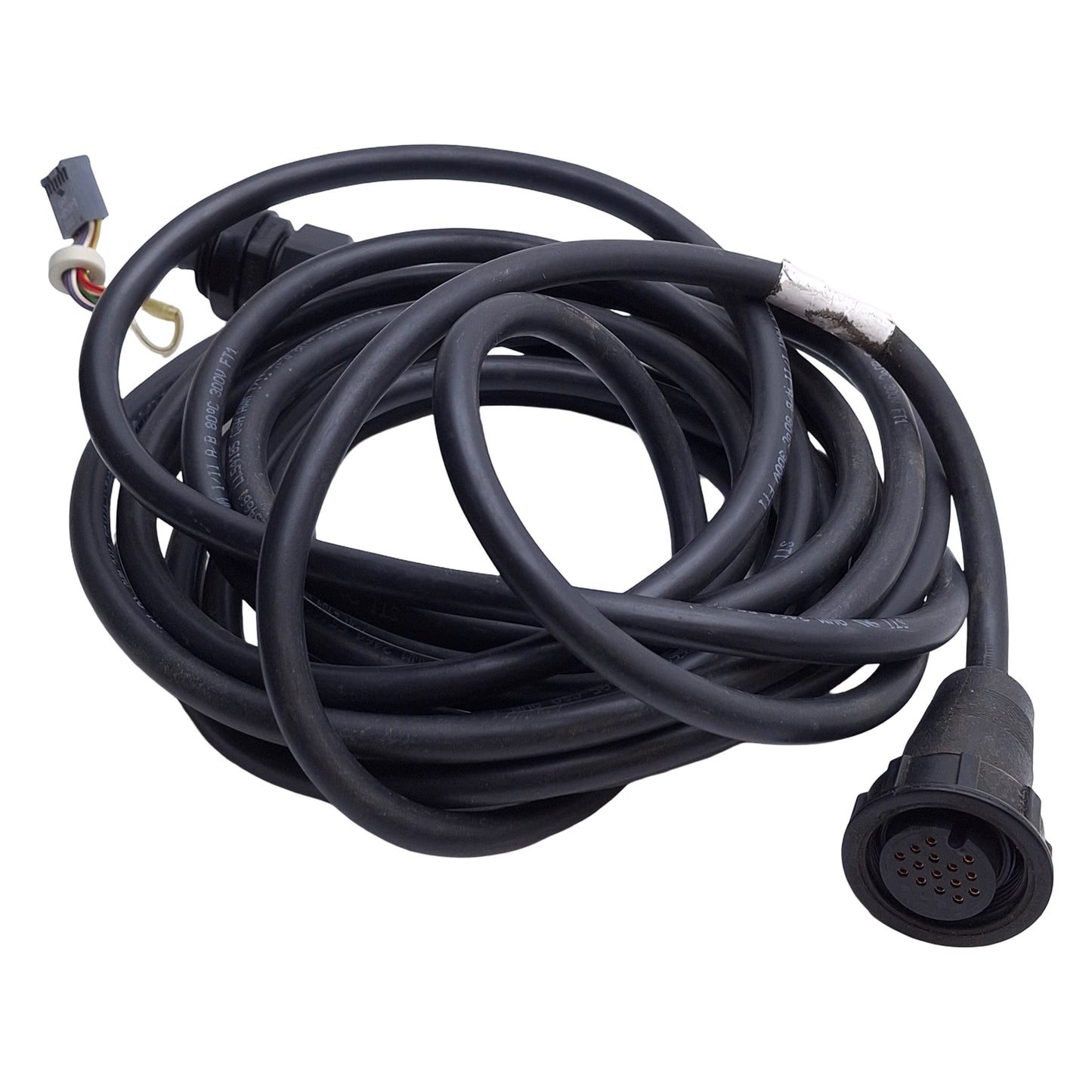 Used Omron STI 42660-0150 Light Curtain Receiver Cable 13-Pin Round to 10-Pin IDC 15'