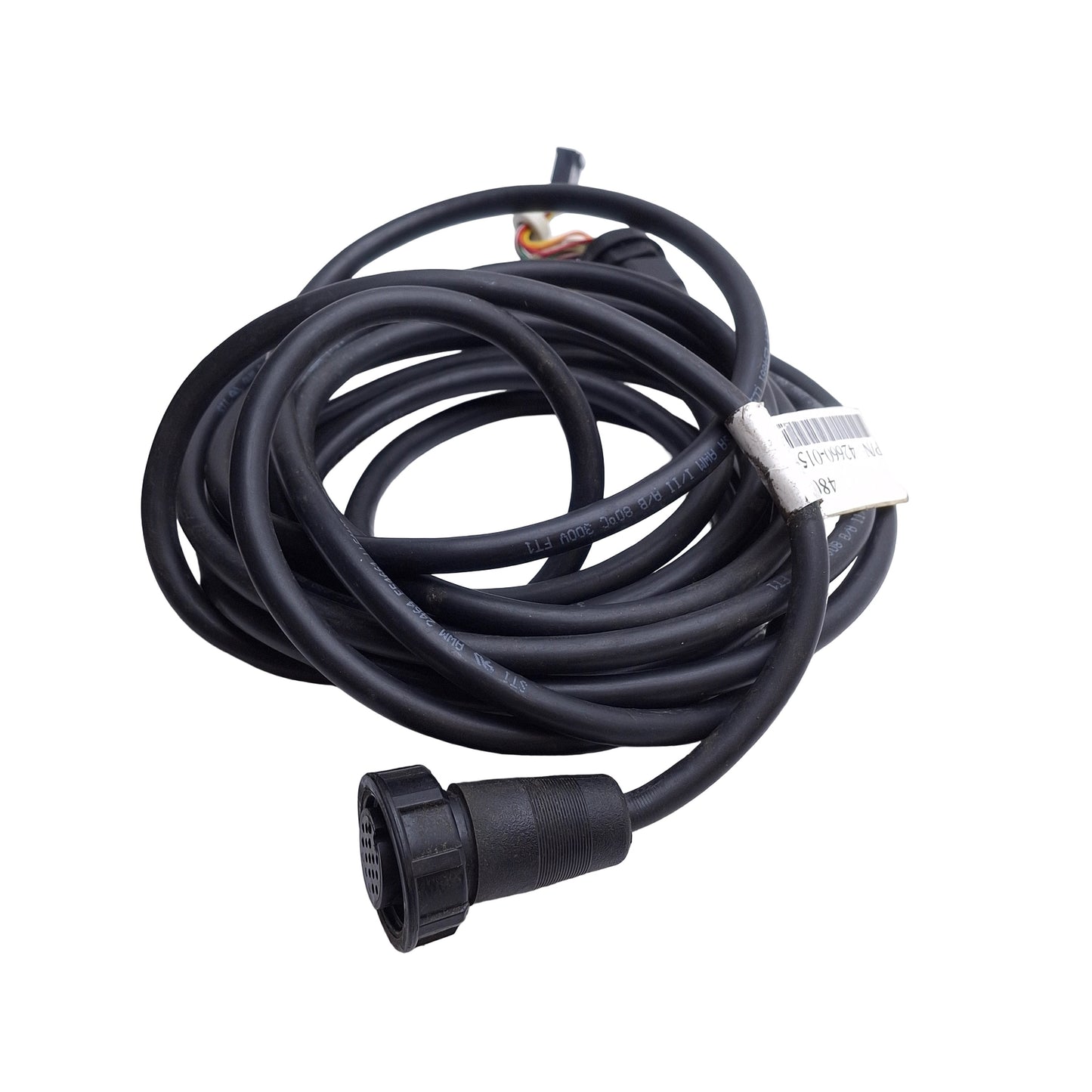 Used Omron STI 42660-0150 Light Curtain Receiver Cable 13-Pin Round to 10-Pin IDC 15'