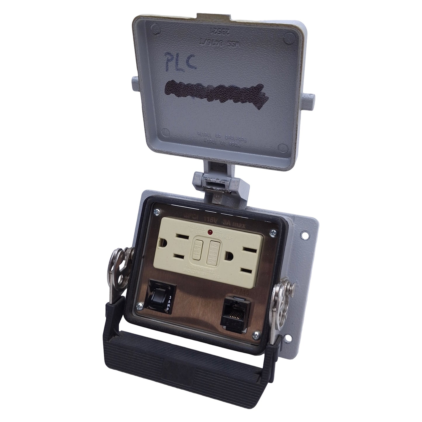 Used Automation Direct ZP-PGA-32-201 ZIPport Panel Interface Connector GFCI Duplex