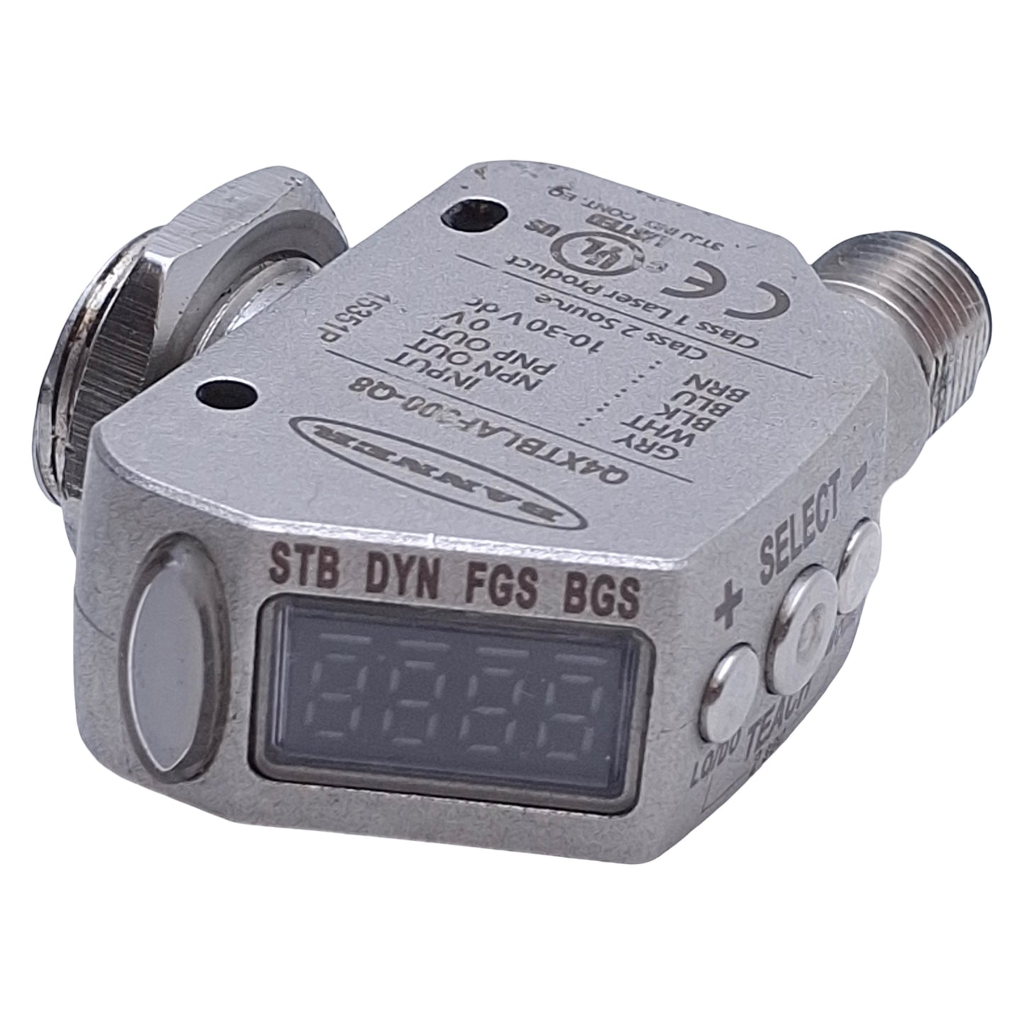 Used Banner Q4XTBLAF300-Q8 Photoelectric Sensor 300mm Range, Bipolar, 10-30VDC