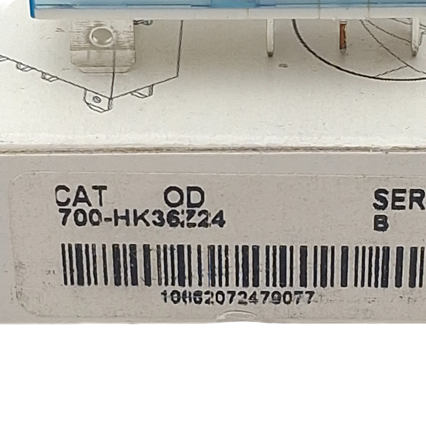 New Lot of 2 Allen Bradley 700-HK36Z24 Slim Line Relay, SPDT, 16A 277VAC, 24VDC Coil