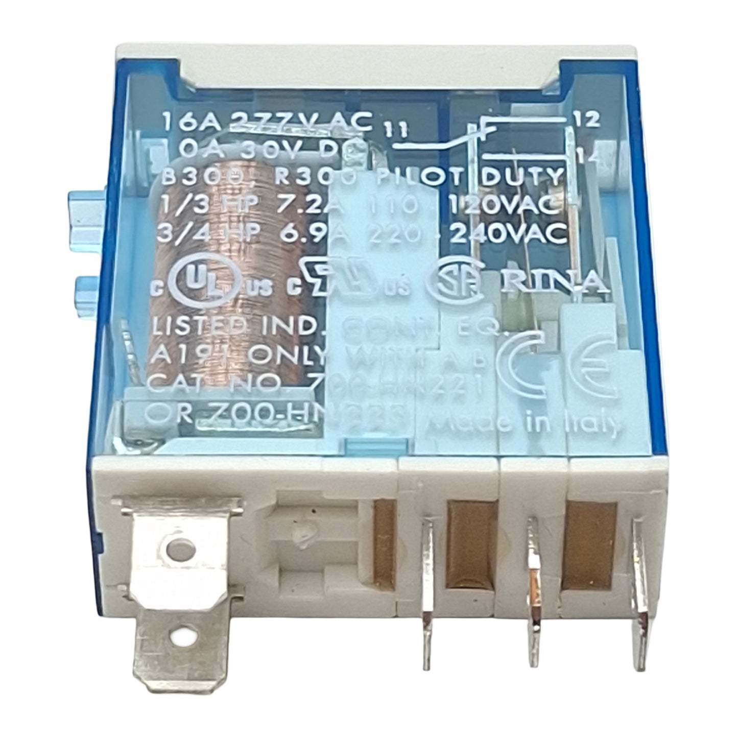 New Lot of 2 Allen Bradley 700-HK36Z24 Slim Line Relay, SPDT, 16A 277VAC, 24VDC Coil