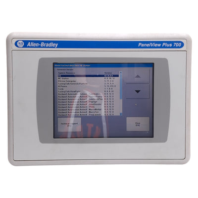 Used Allen Bradley 2711P-T7C4D8 PanelView Plus 700 Touchscreen HMI 6.5in RS-232 24VDC