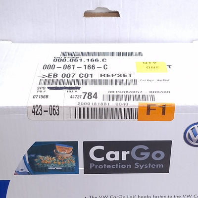 New other (see details) Volkswagen 000-061-166-C CarGo Organizer Block System, Hook & Look Base 8 Blocks