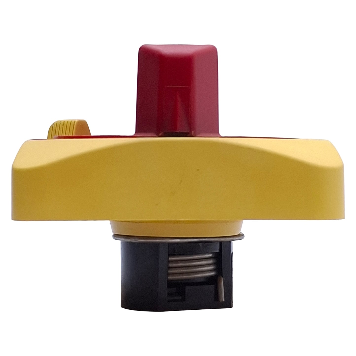 Used Allen Bradley 194R-HS1E Rotary Disconnect Switch Handle, Red/Yellow, ON-OFF, 90°