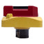 Used Allen Bradley 194R-HS1E Rotary Disconnect Switch Handle, Red/Yellow, ON-OFF, 90°