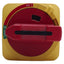 Used Allen Bradley 194R-HS1E Rotary Disconnect Switch Handle, Red/Yellow, ON-OFF, 90°