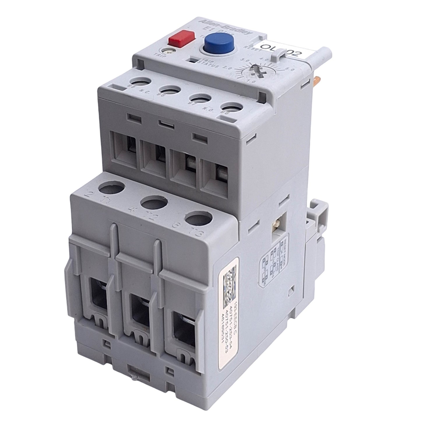 Used Allen Bradley 193-EECB Solid State Overload Relay 1.0-5.0A, 3-Phase, 600VAC