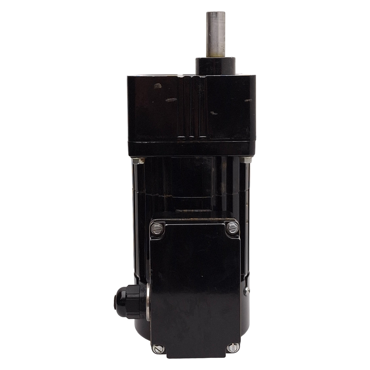 Used Bodine 34R6BFCI-WX4 AC Gearmotor, 172.1:1, 1/7HP, ø5/8in Shaft, 9.9rpm *Dented*