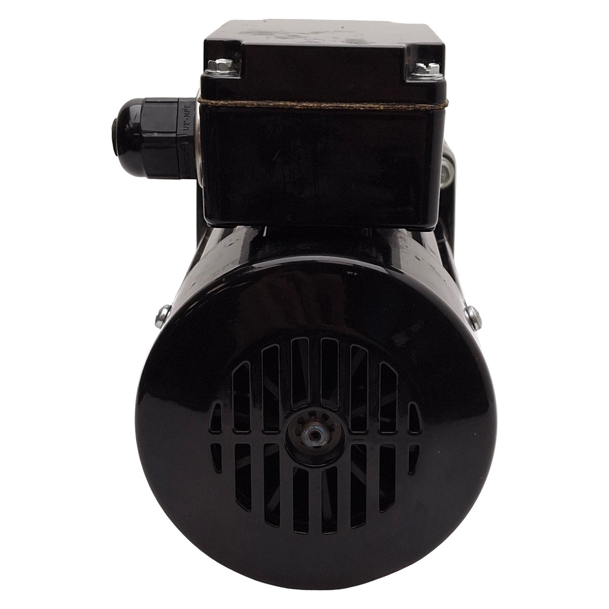 Used Bodine 34R6BFCI-WX4 AC Gearmotor, 172.1:1, 1/7HP, ø5/8in Shaft, 9.9rpm *Dented*