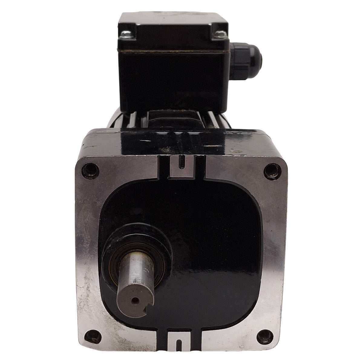 Used Bodine 34R6BFCI-WX4 AC Gearmotor, 172.1:1, 1/7HP, ø5/8in Shaft, 9.9rpm *Dented*