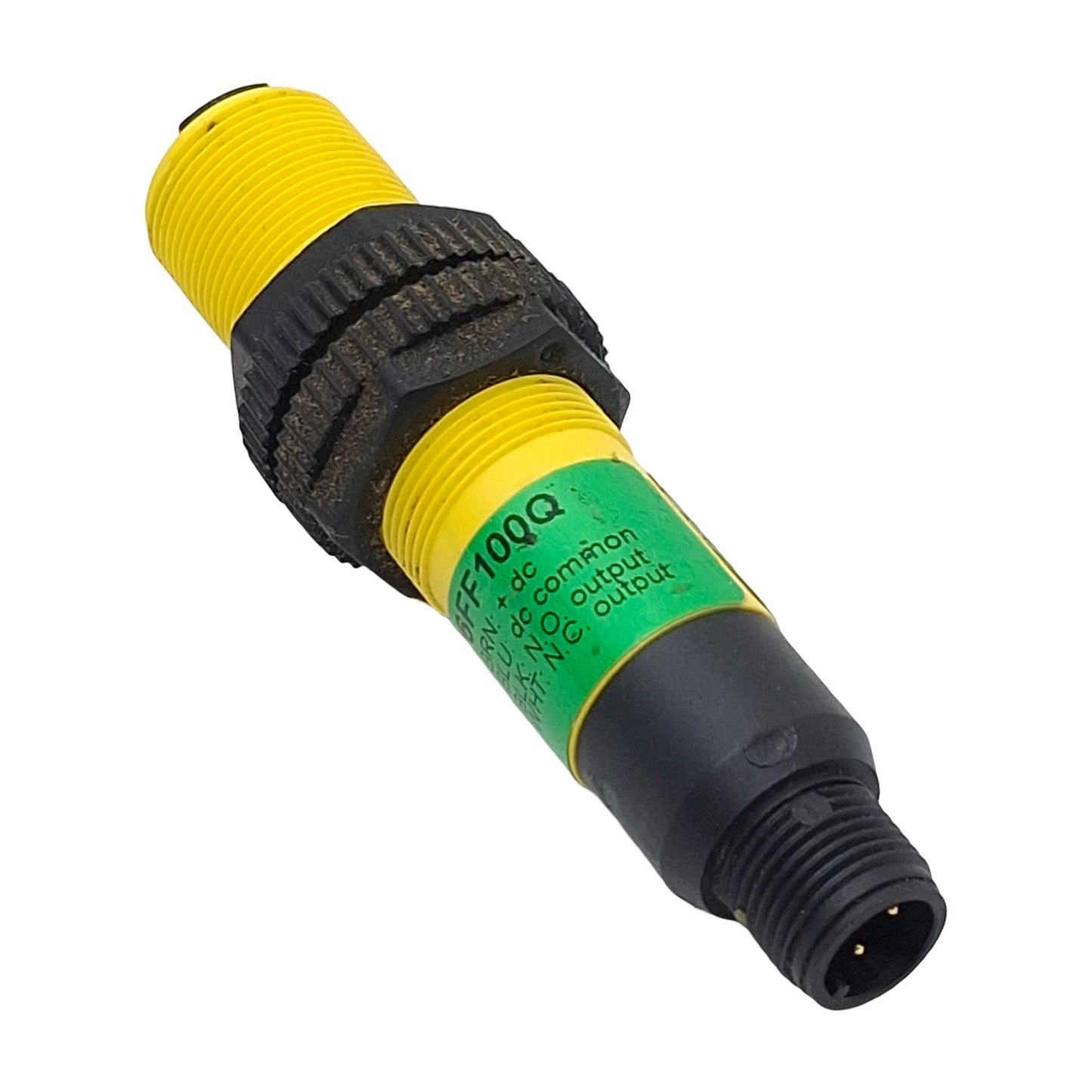 Used Banner S18SP6FF100Q Photoelectric Sensor, PNP, 100mm Range, 10-30VDC, 4-Pin M12