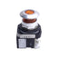 Used Allen Bradley 800T-FXQH2AA1 Push Pull Switch, Amber, 30mm, 1NO+1NC, 12-130V Lamp
