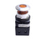 Used Allen Bradley 800T-FXQH2AA1 Push Pull Switch, Amber, 30mm, 1NO+1NC, 12-130V Lamp