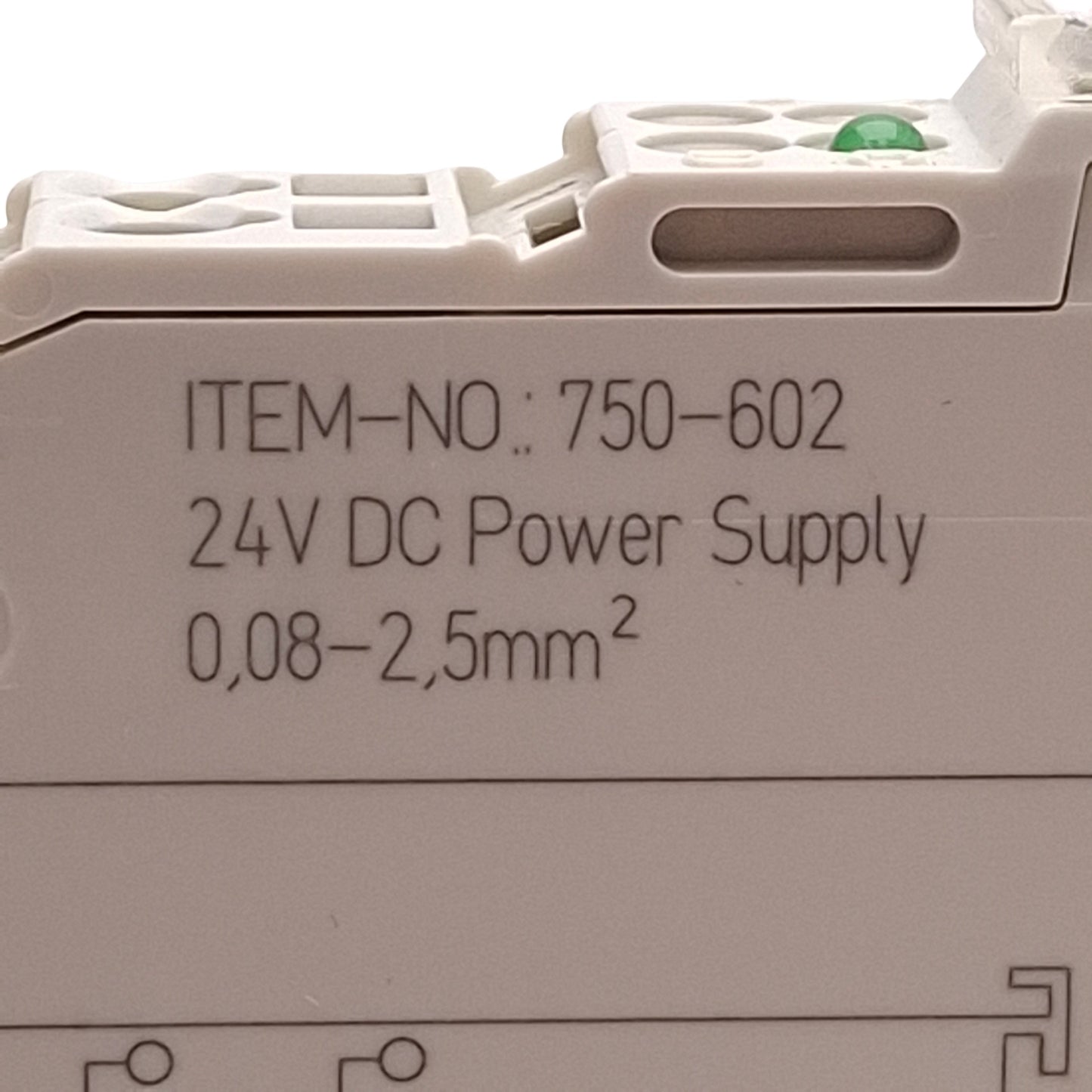 Used Lot of 3 Wago 750-602 PLC I/O System Power Supply Module, 24VDC 10A, DIN Rail