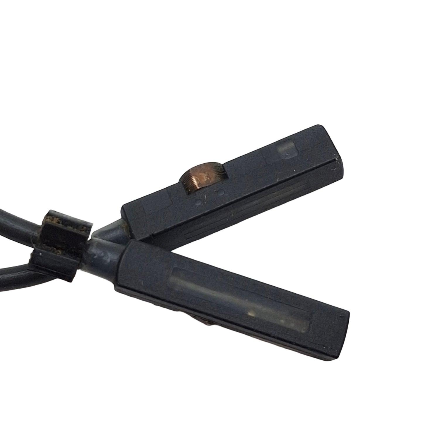 Used Balluff BMF00C9 2-Head Magnetic Field Sensor, PNP NO, 10-30VDC, 4-Pin M12 Male