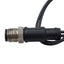Used Balluff BMF00C9 2-Head Magnetic Field Sensor, PNP NO, 10-30VDC, 4-Pin M12 Male