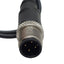 Used Balluff BMF00C9 2-Head Magnetic Field Sensor, PNP NO, 10-30VDC, 4-Pin M12 Male