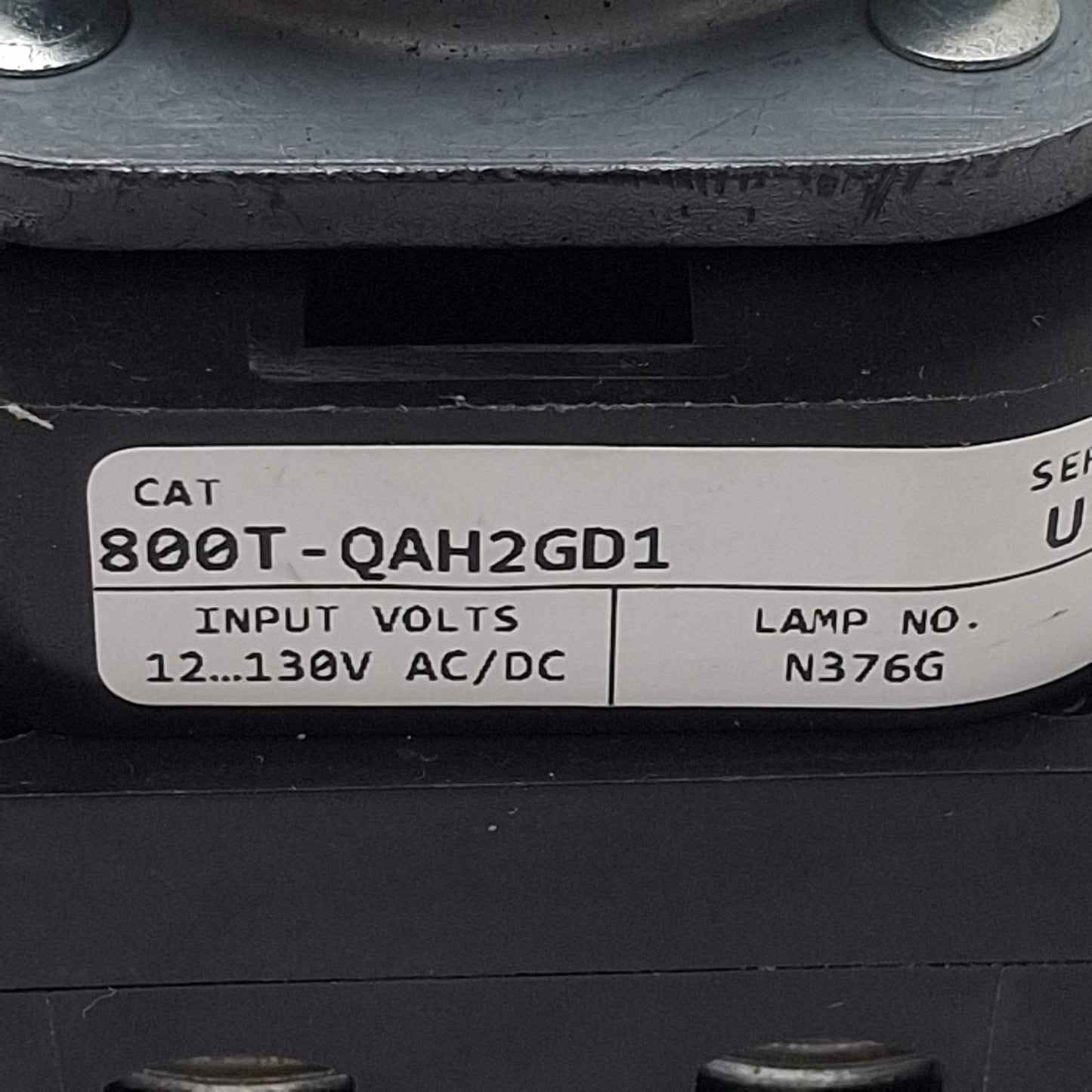 Used Allen Bradley 800T-QAH2GD1 Green Illuminated Momentary Push Button, ø30mm, 1N.O.