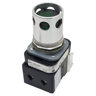 Used Allen Bradley 800T-QAH2GD1 Green Illuminated Momentary Push Button, ø30mm, 1N.O.