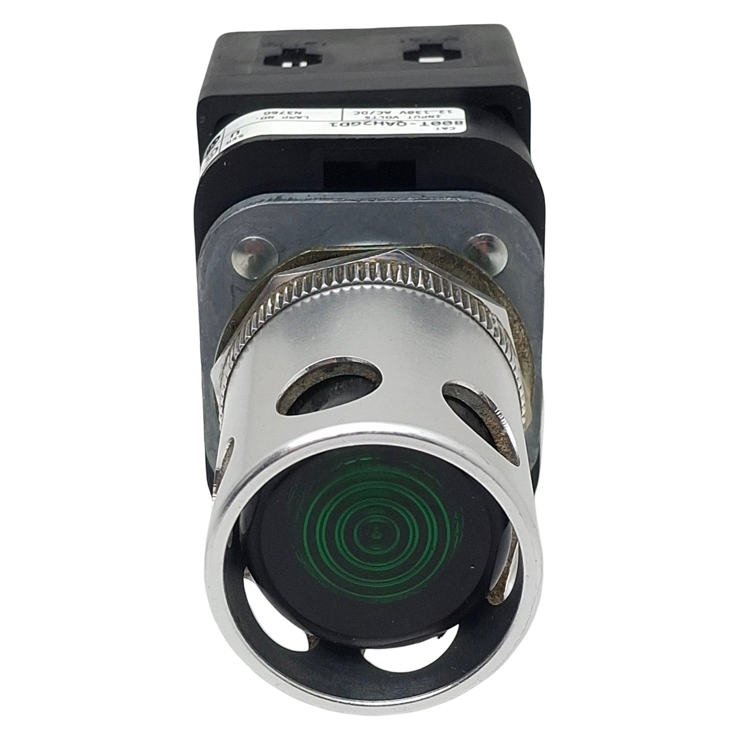 Used Allen Bradley 800T-QAH2GD1 Green Illuminated Momentary Push Button, ø30mm, 1N.O.
