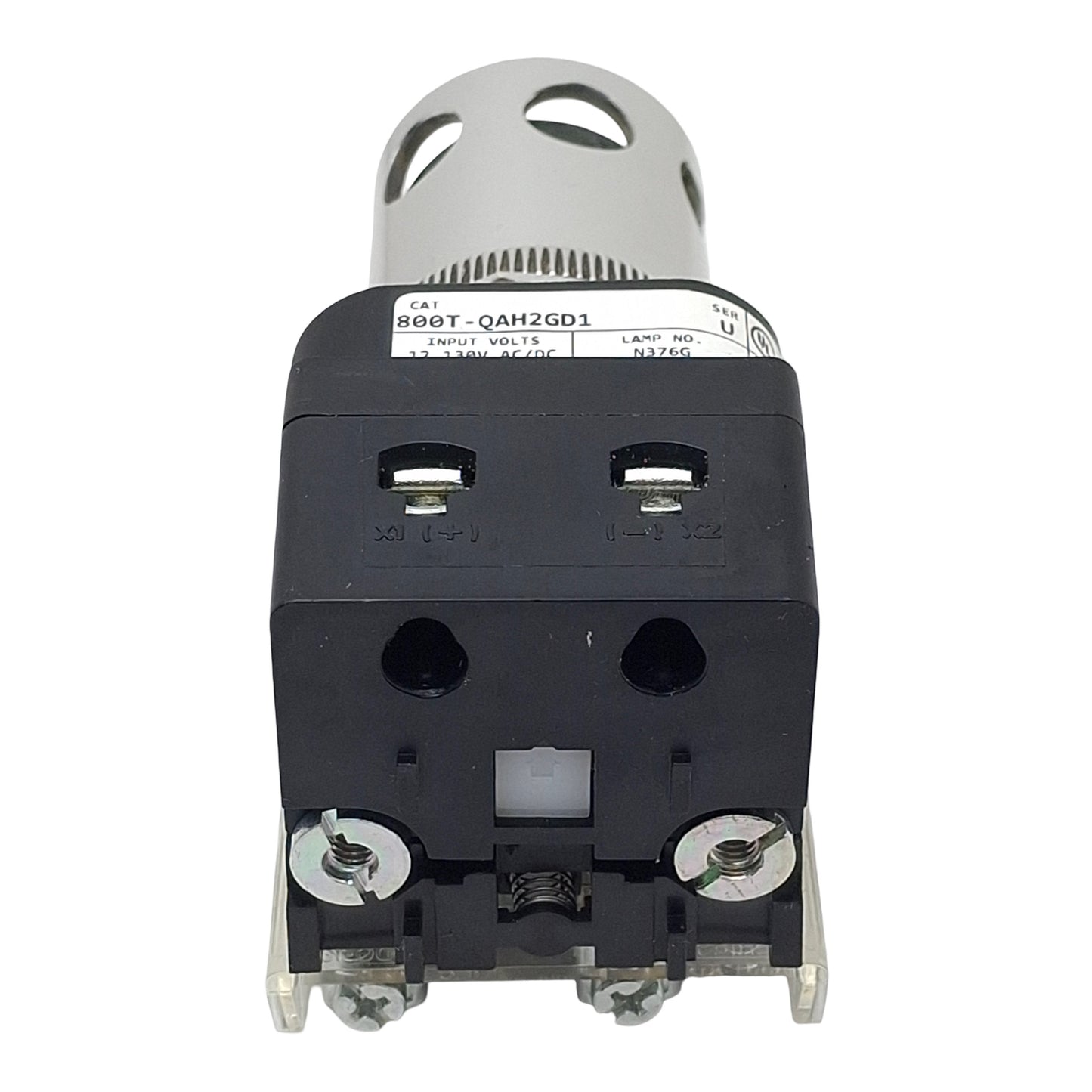 Used Allen Bradley 800T-QAH2GD1 Green Illuminated Momentary Push Button, ø30mm, 1N.O.