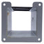 Used Hoffman F44L06 Lay-In Wireway Hinged Cover 4"x 4", 6" Length, Steel, NEMA 12