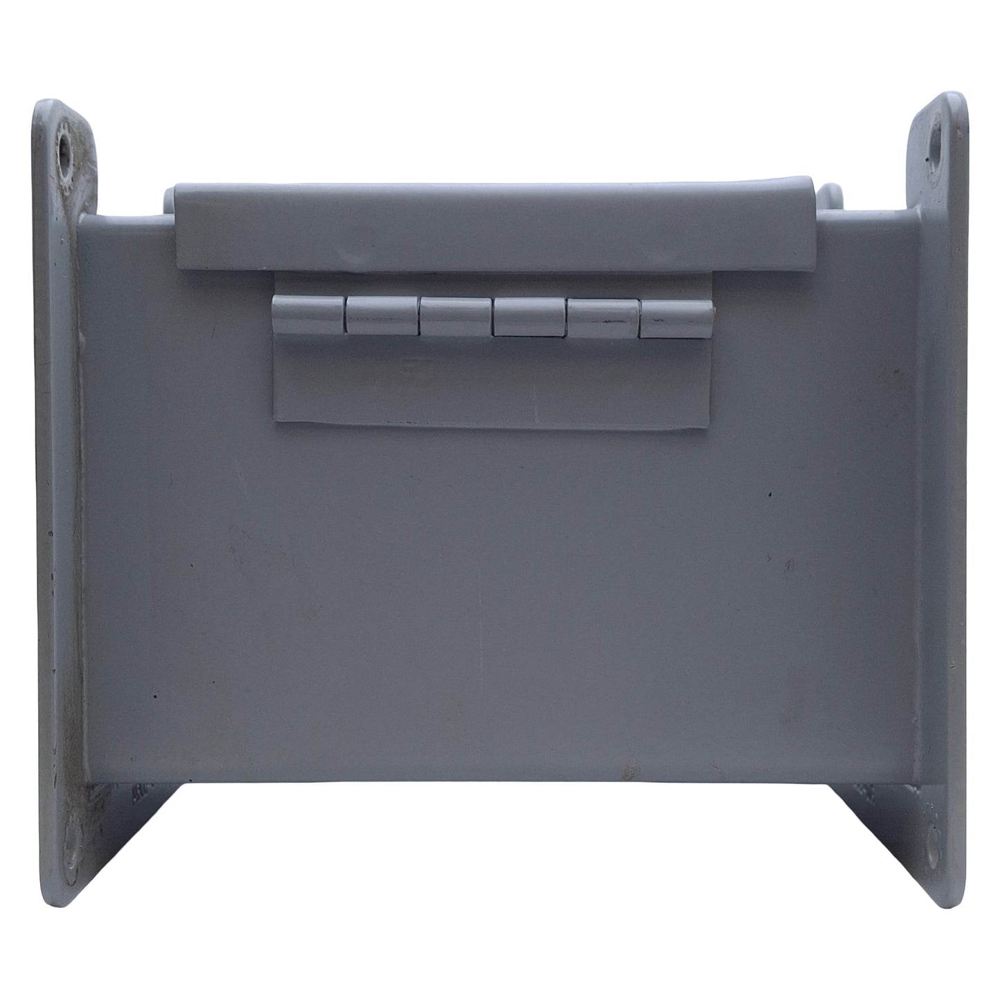 Used Hoffman F44L06 Lay-In Wireway Hinged Cover 4"x 4", 6" Length, Steel, NEMA 12