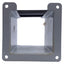 Used Hoffman F44L06 Lay-In Wireway Hinged Cover 4"x 4", 6" Length, Steel, NEMA 12